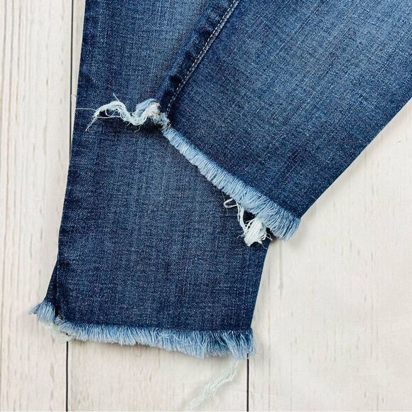 Madewell 9” High Rise Skinny  Factory Destroyed Jeans Size 27 - Picture 10 of 10